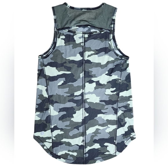 Lululemon Sculpt Tank Heritage 365 Camo Crispin Green Size 4 - Picture 3 of 9